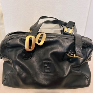 FENDI Bowler 2 way Leather Bag in EUC
